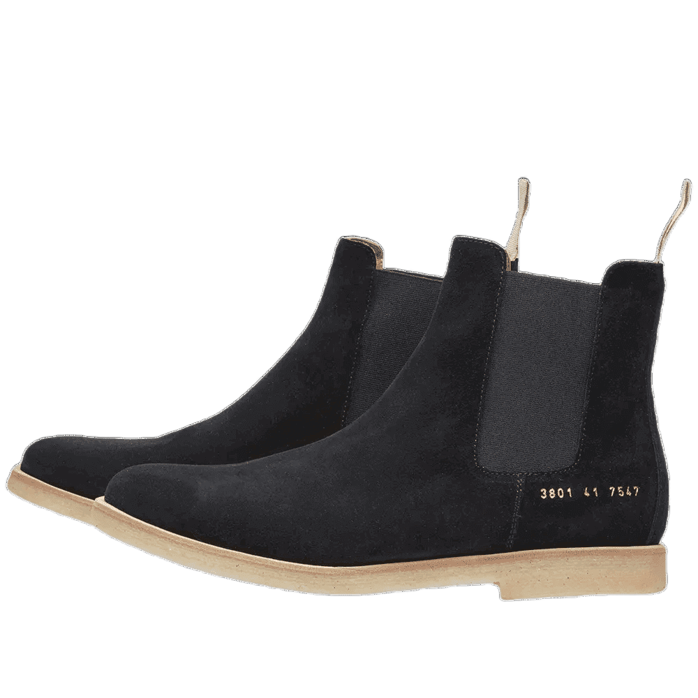 Common Projects Men's Suede Chelsea Boots