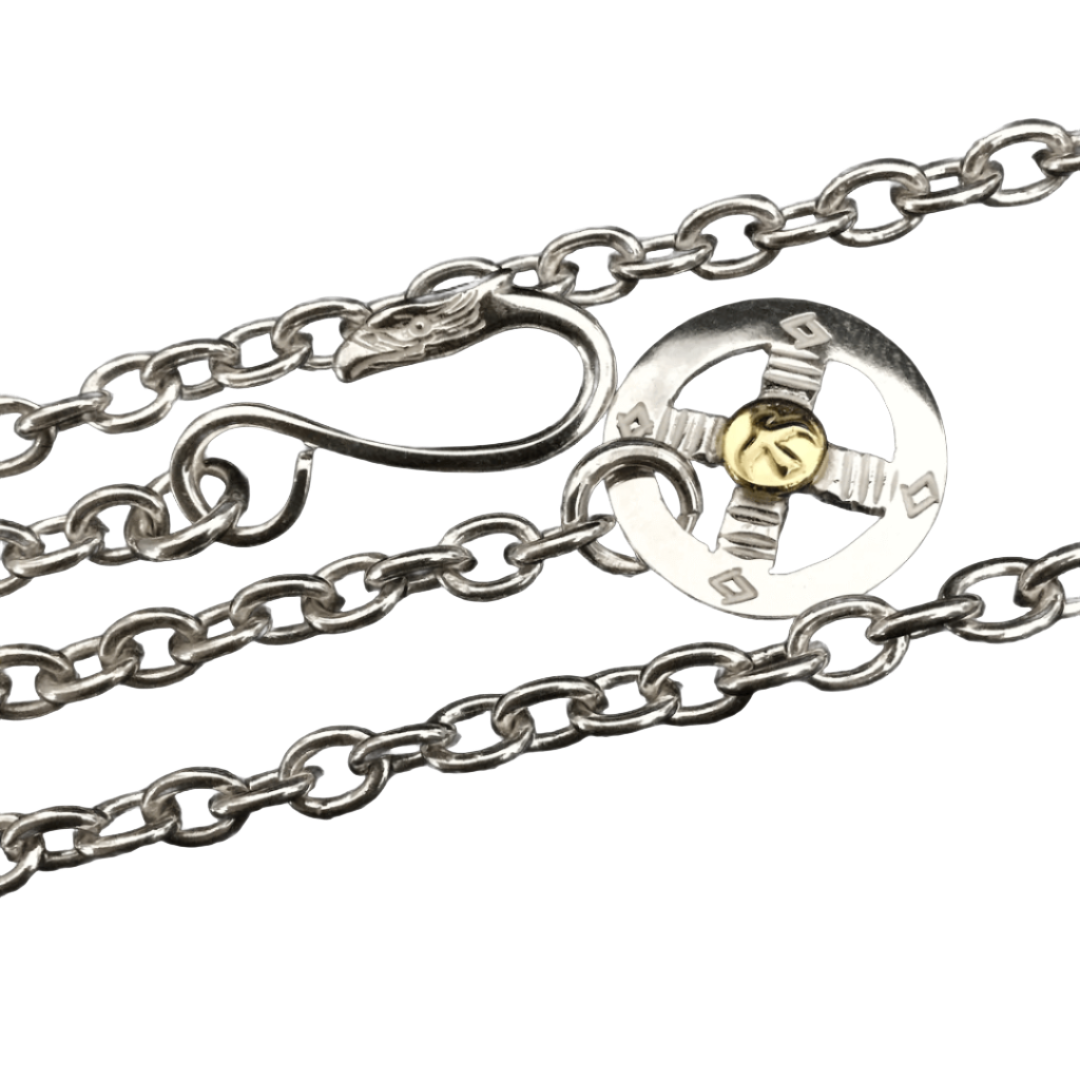 Goros Round Chain With Wheel