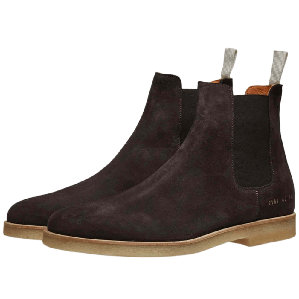 Common Projects Men's Suede Chelsea Boots