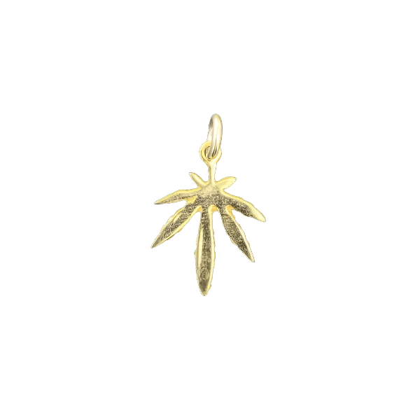 Goros Gold Grass Pendant - Small