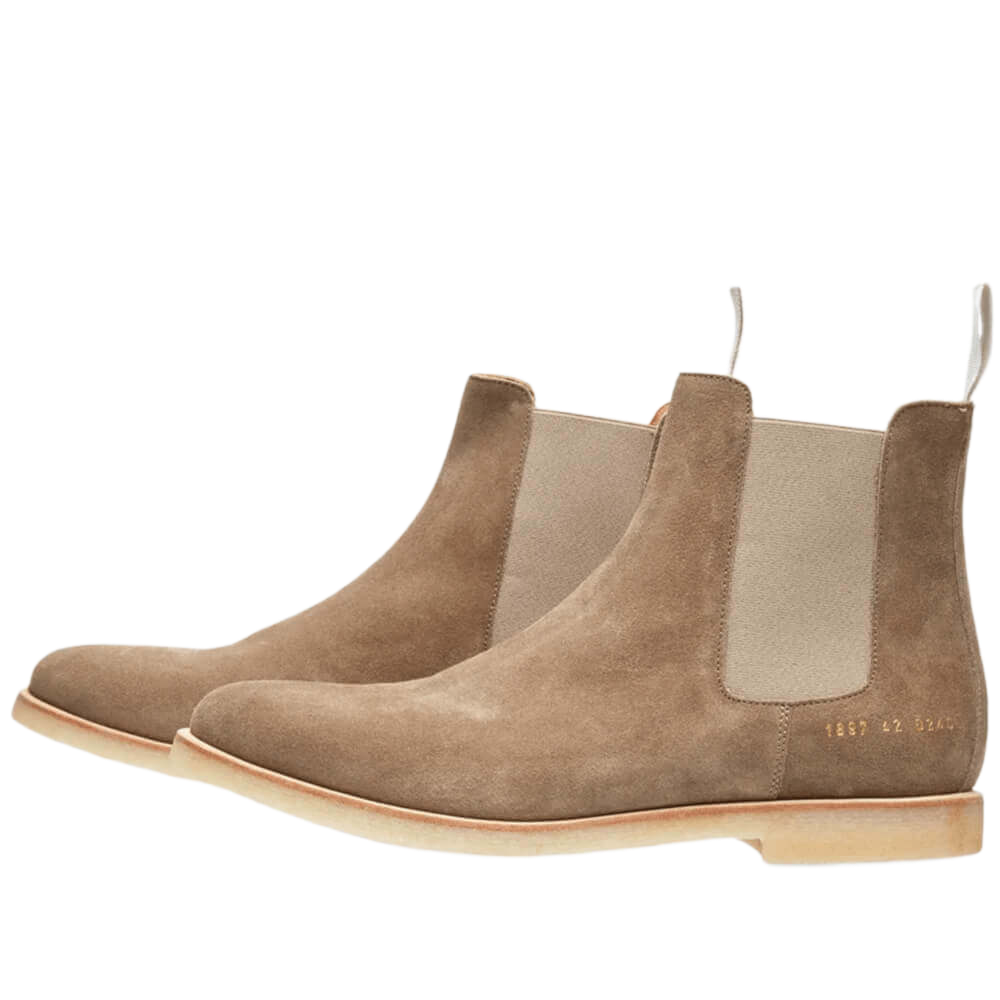 Common Projects Men's Suede Chelsea Boots