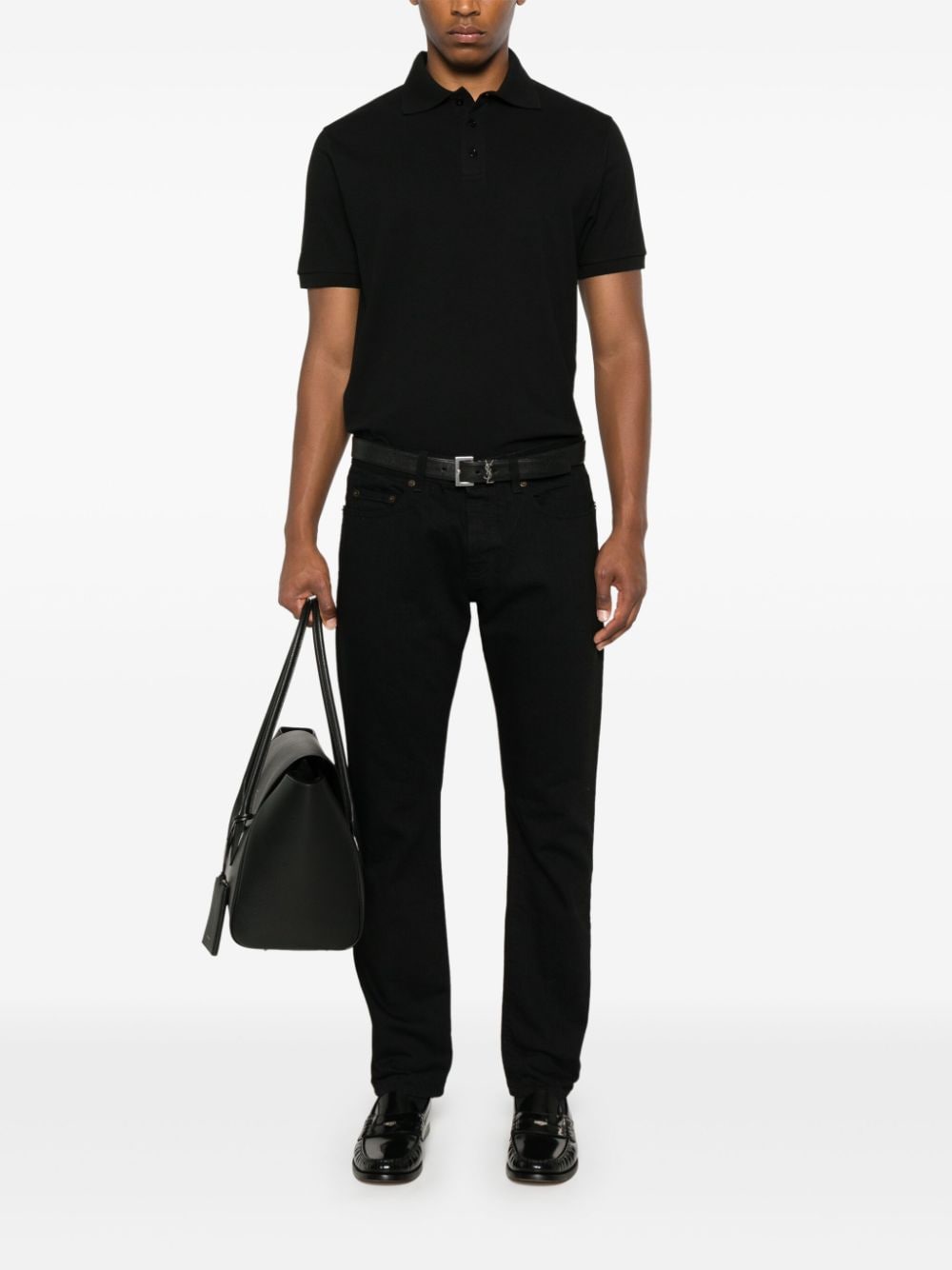 Saint Laurent  T-shirts and Polos Black