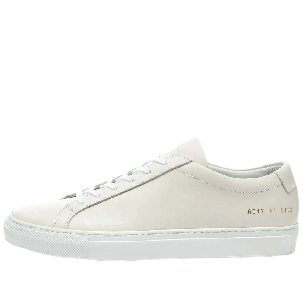 Common Projects Women's Achilles Leather Low-Top White Sole Sneakers