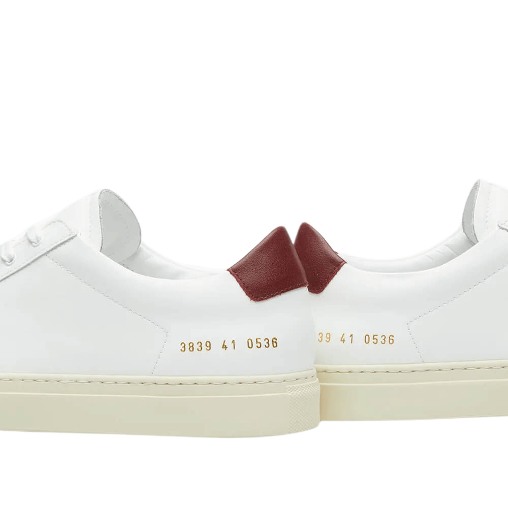 Common Projects Women's Achilles Retro Low-Top Off-White Sole Sneakers