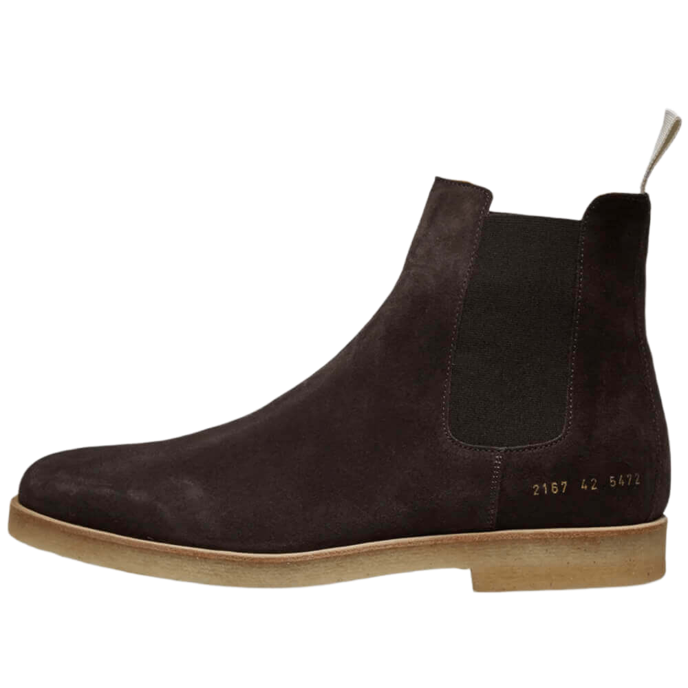 Common Projects Men's Suede Chelsea Boots