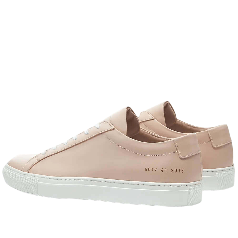 Common Projects Women's Achilles Leather Low-Top White Sole Sneakers