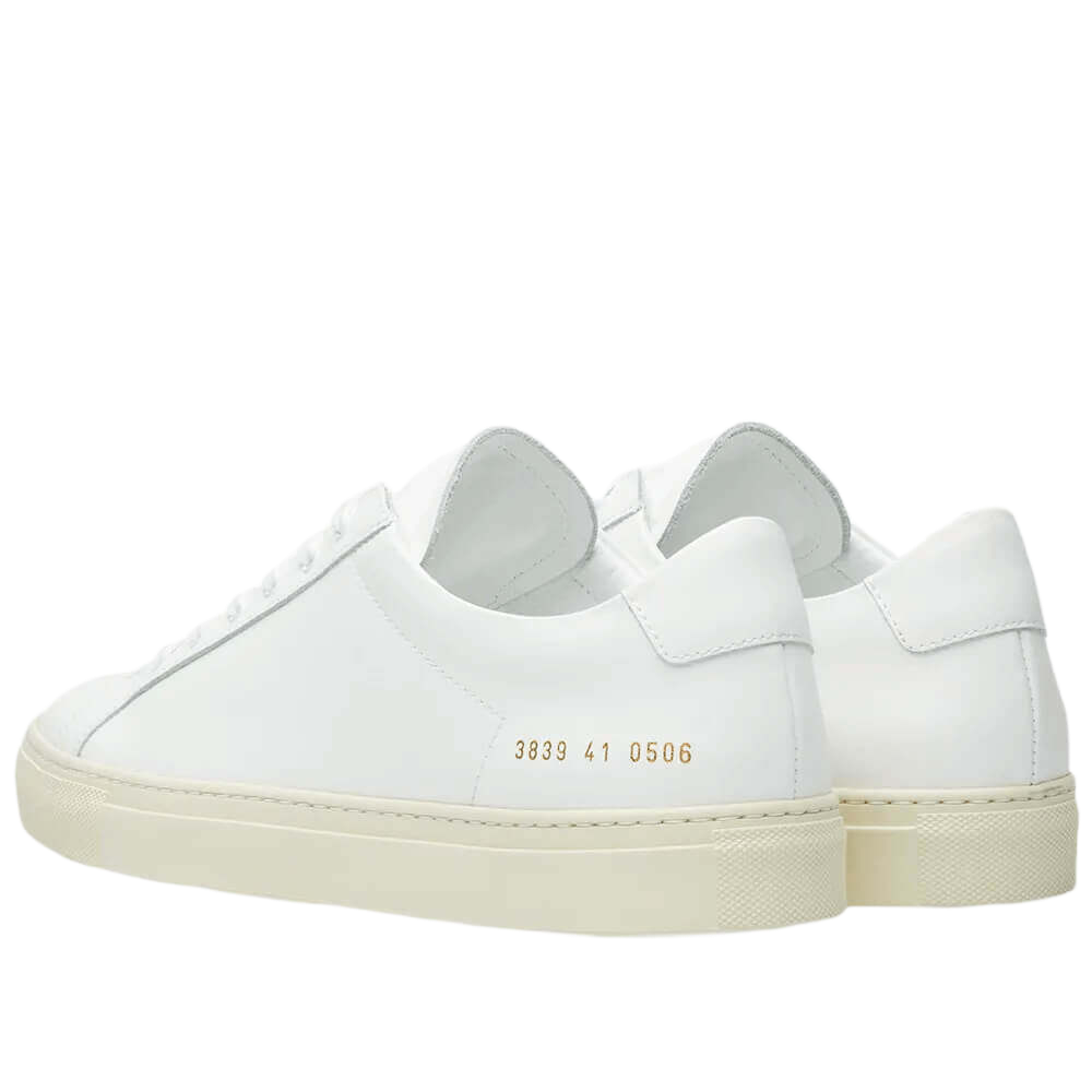 Common Projects Women's Achilles Retro Low-Top Off-White Sole Sneakers