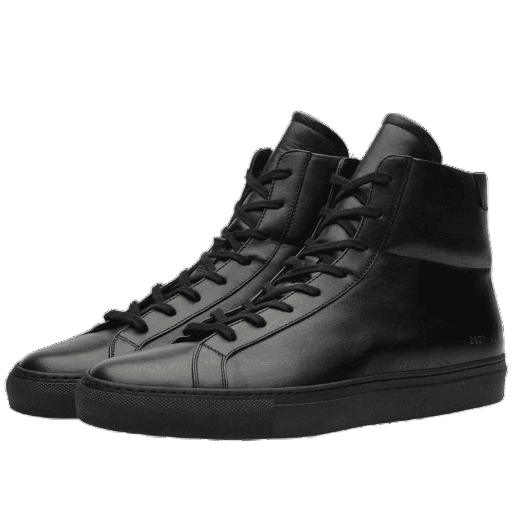 Common Projects Men's Original Achilles Leather High-Top Sneakers