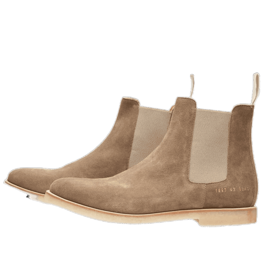 Common Projects Men's Suede Chelsea Boots