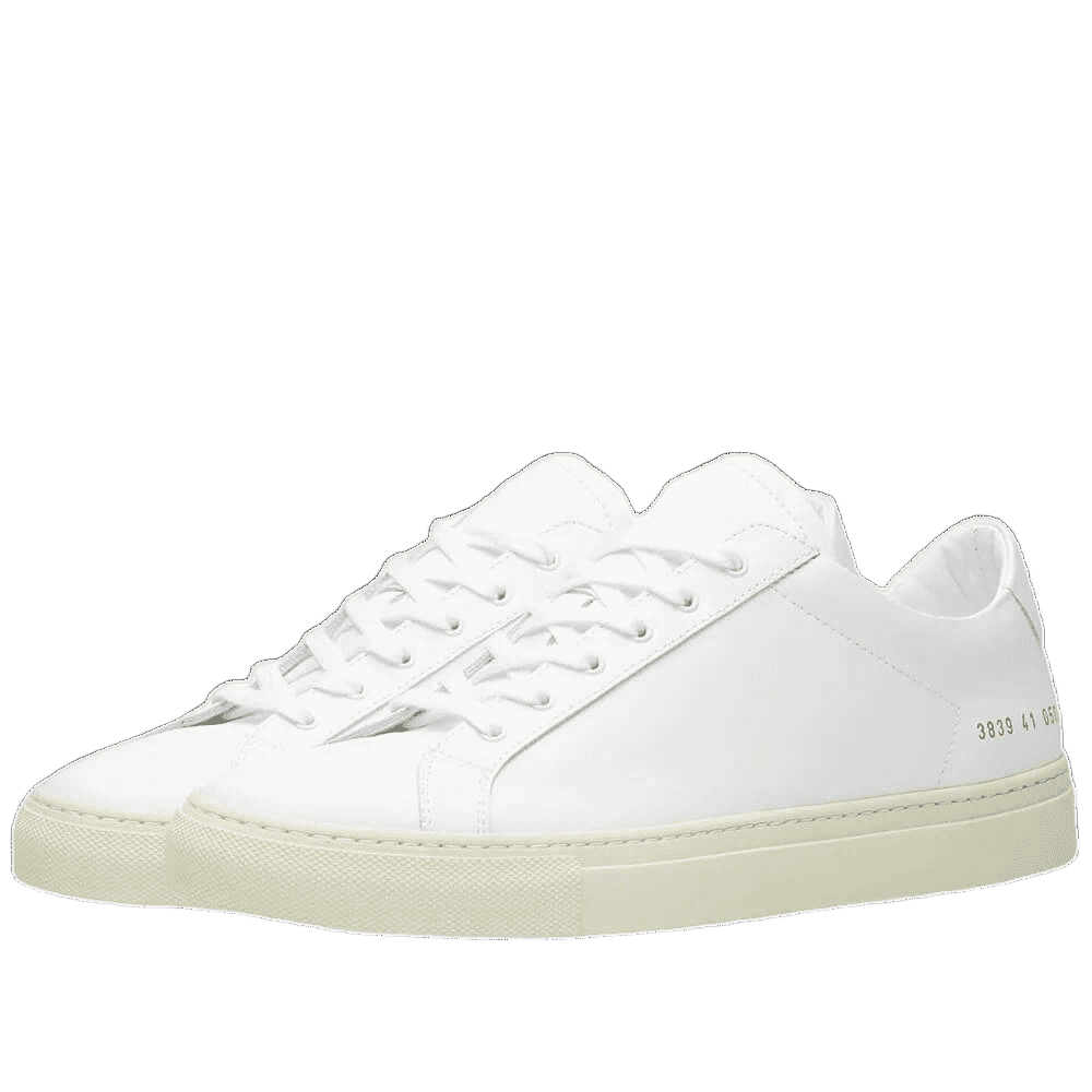 Common Projects Women's Achilles Retro Low-Top Off-White Sole Sneakers