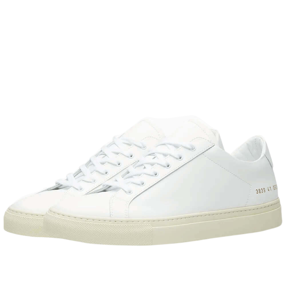 Common Projects Women's Achilles Retro Low-Top Off-White Sole Sneakers