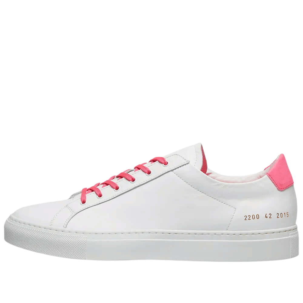 Common Projects Men's Retro Low-Top Fluro Sneakers