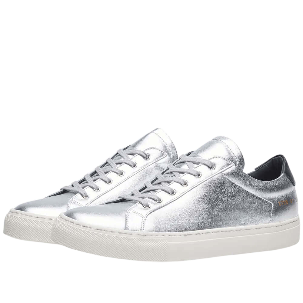 Common Projects Women's Achilles Retro Low-Top Off-White Sole Sneakers