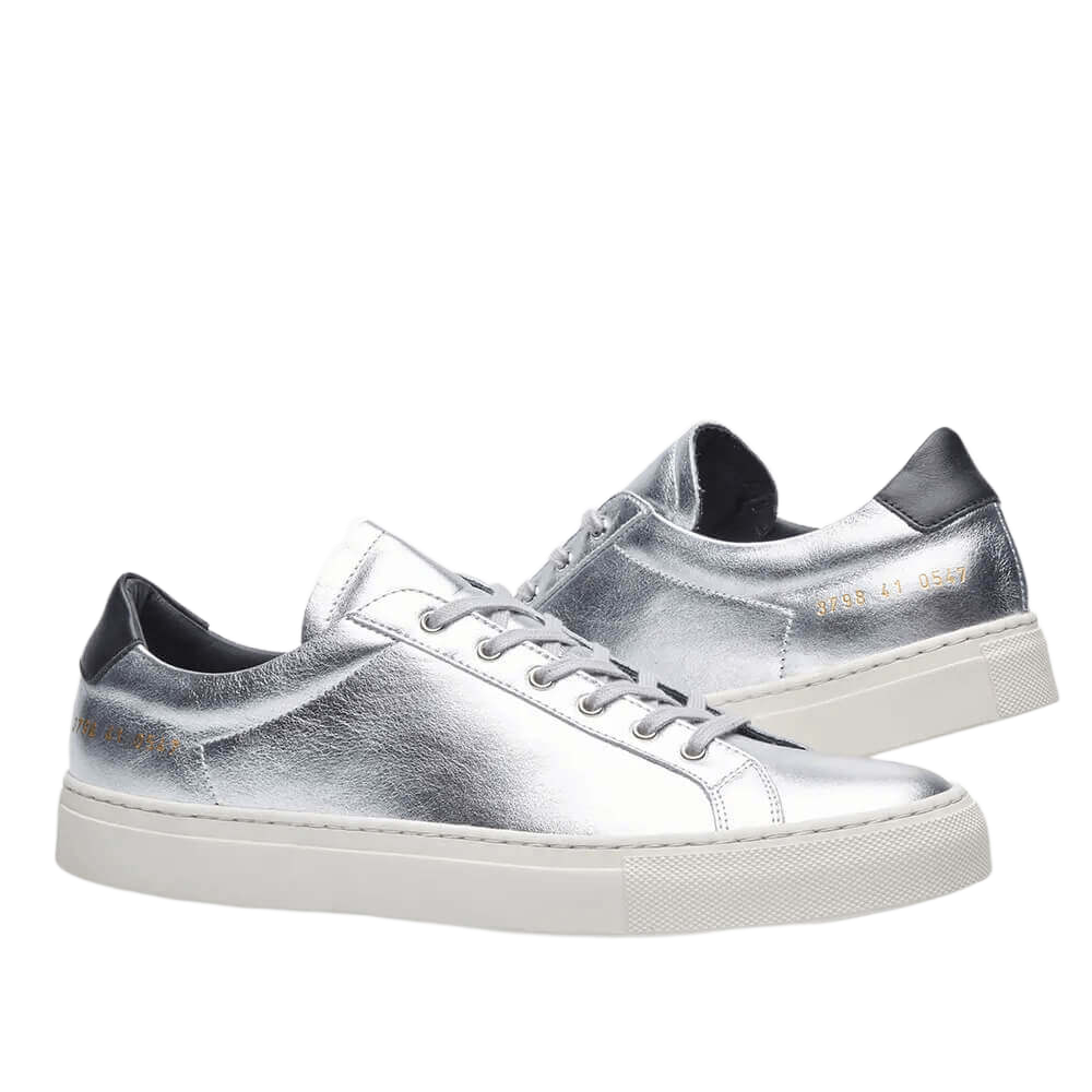 Common Projects Women's Achilles Retro Low-Top Off-White Sole Sneakers