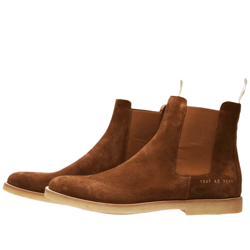 Common Projects Men's Suede Chelsea Boots