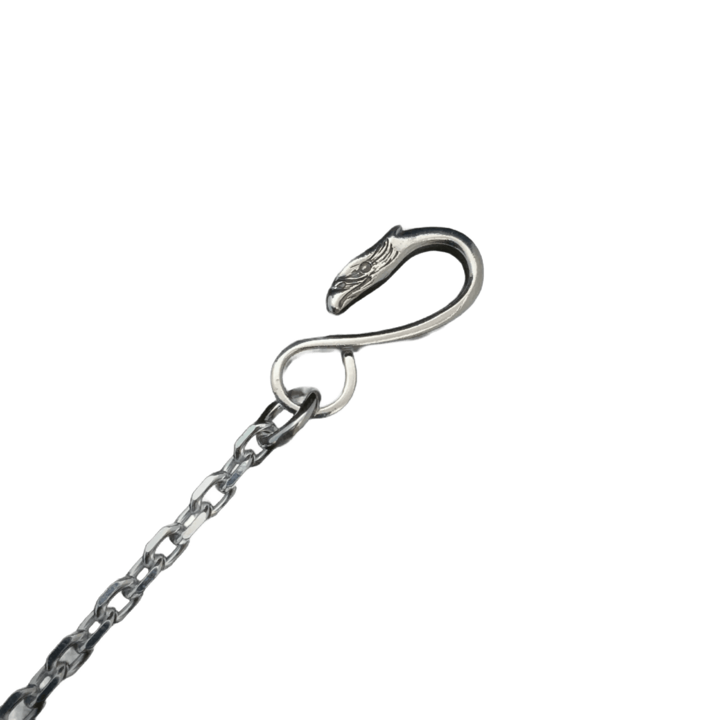 Goros Chain With Eagle Hook - Silver