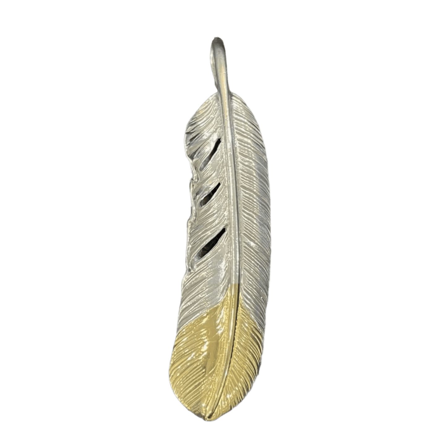 Goros Gold Tip Feather - Facing Right