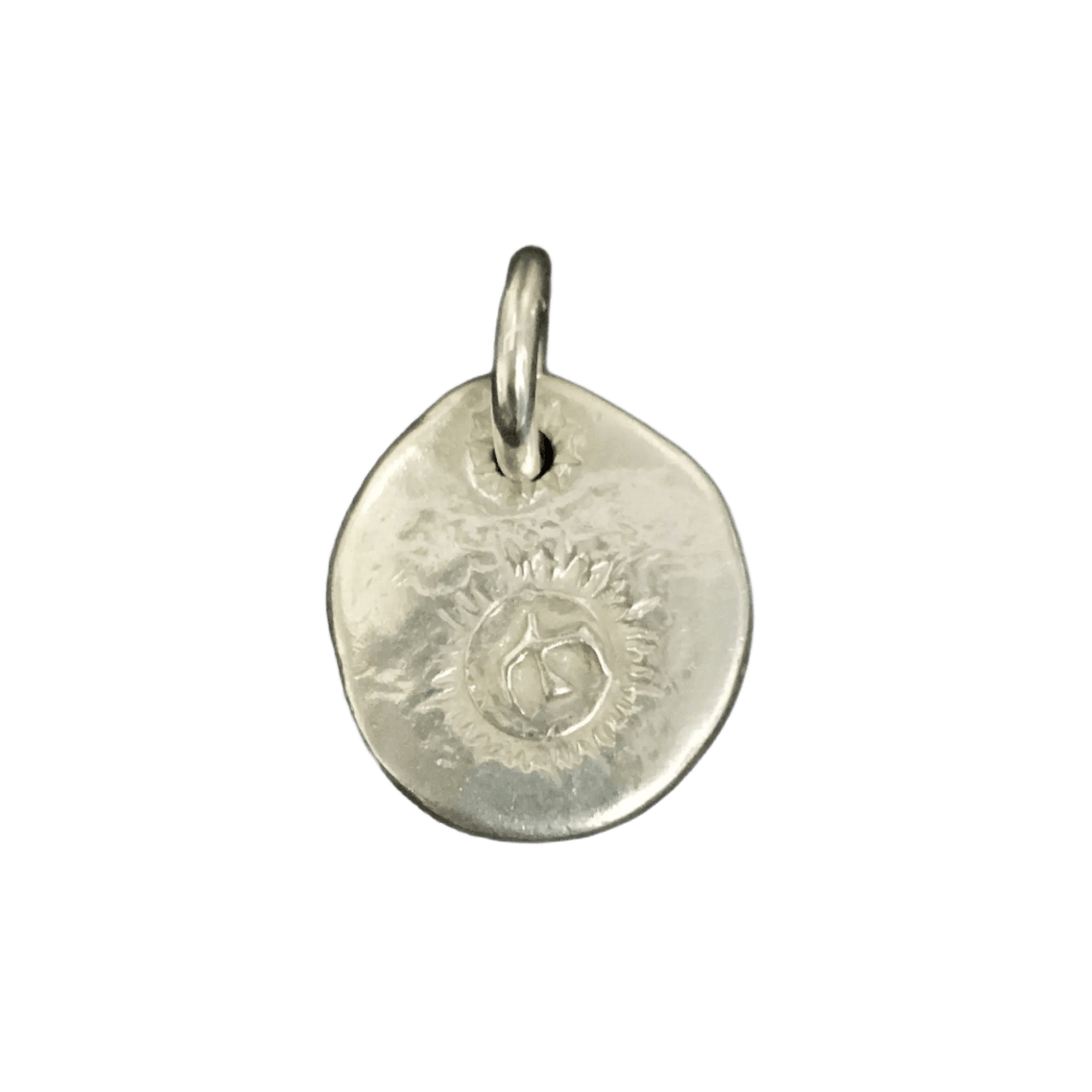 Goros Silver Sun Metal Pendant - Large