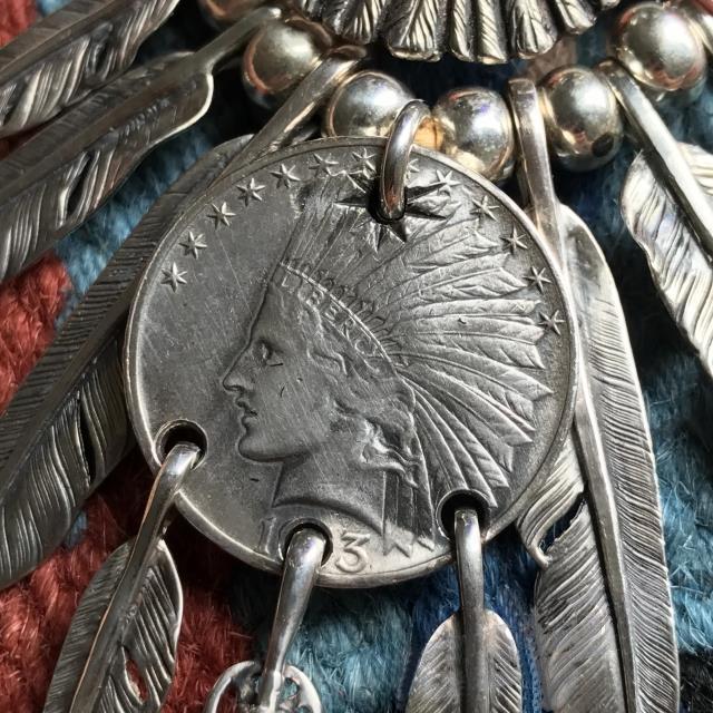 Eagle with Feather and Red Beads Setup | Goro's Jewelry Authorized Dealer