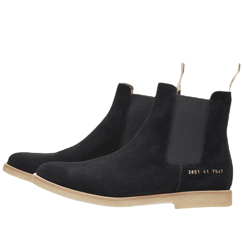 Common Projects Men's Suede Chelsea Boots