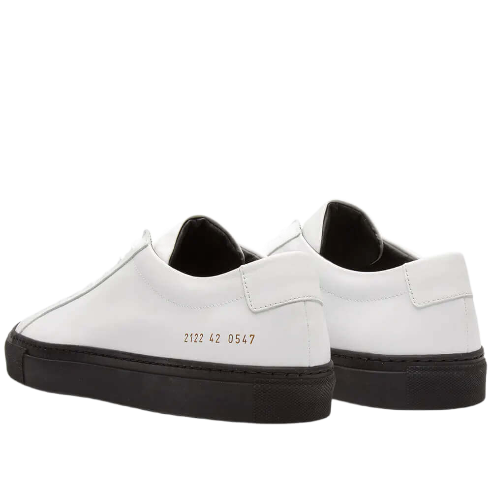 Common Projects Women's Achilles Leather Low-Top Colored Sole Sneakers