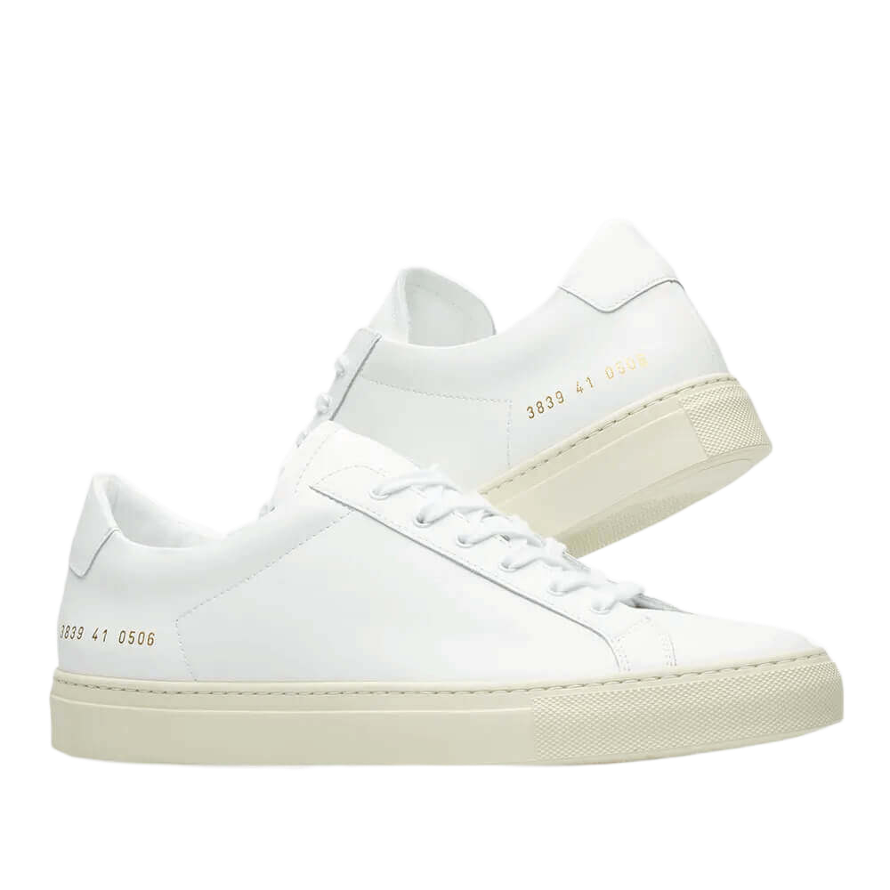 Common Projects Women's Achilles Retro Low-Top Off-White Sole Sneakers