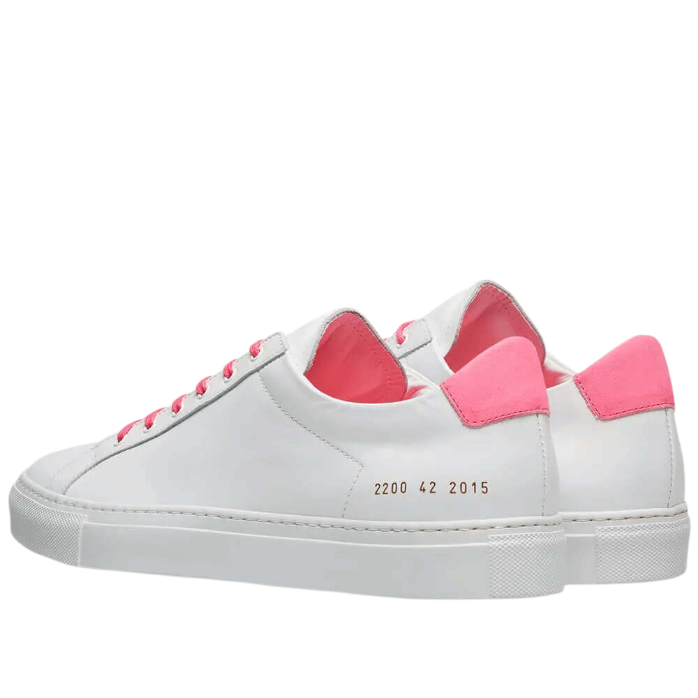 Common Projects Men's Retro Low-Top Fluro Sneakers