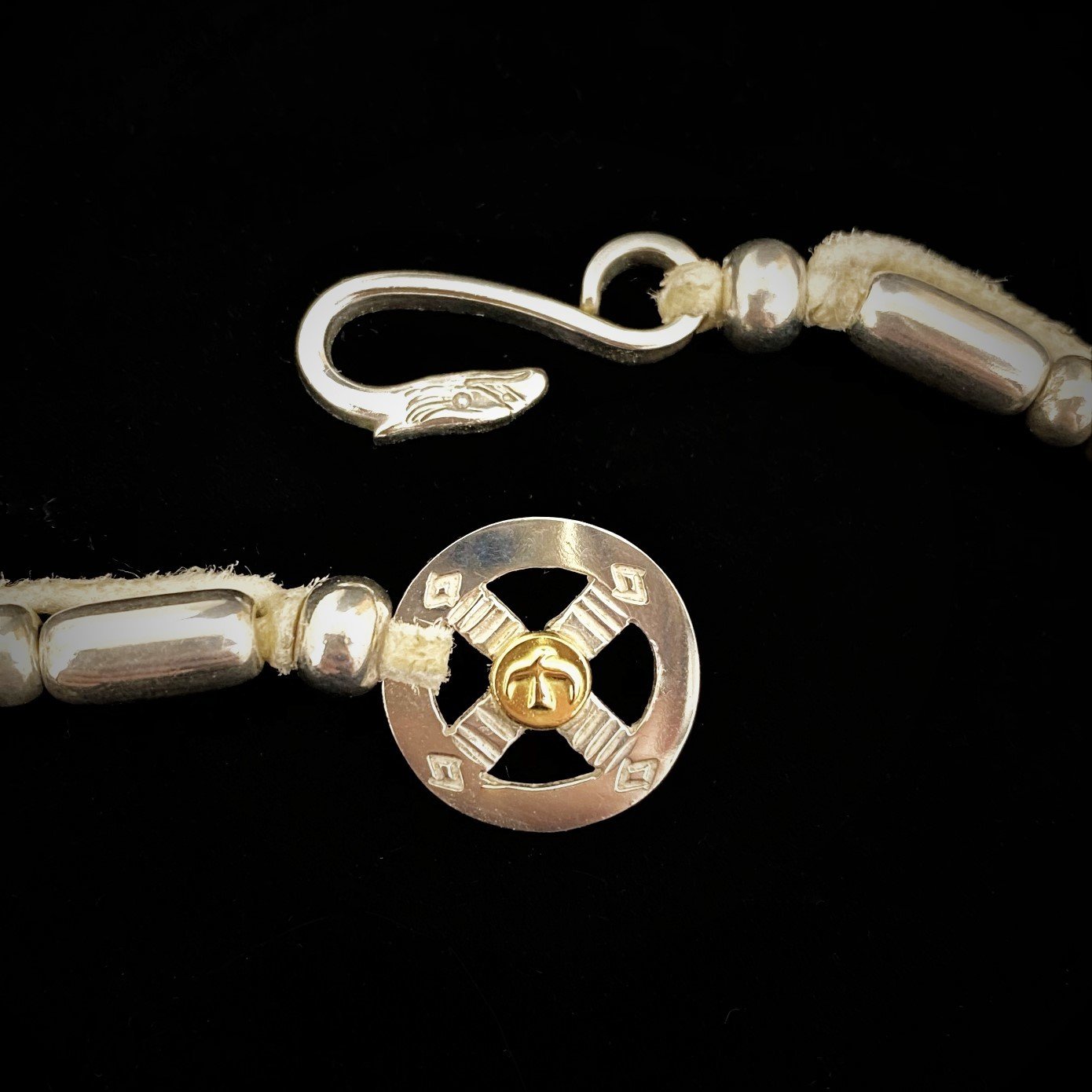 Silver Pipe Beads Set | Goros Authorized Dealer