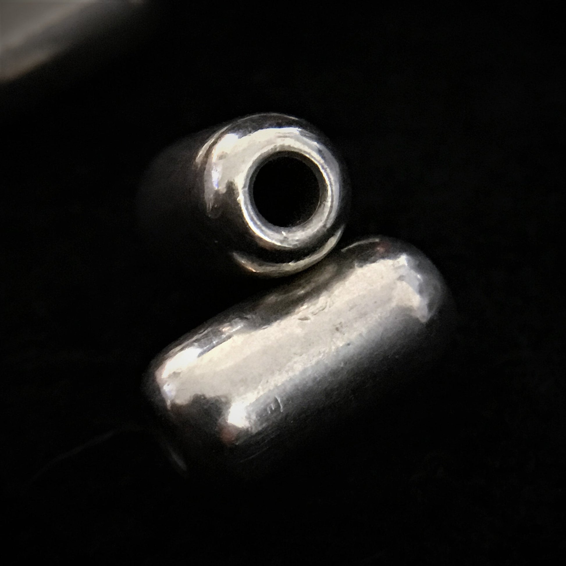 Silver Pipe Beads | Goros Feather Authorized Dealer