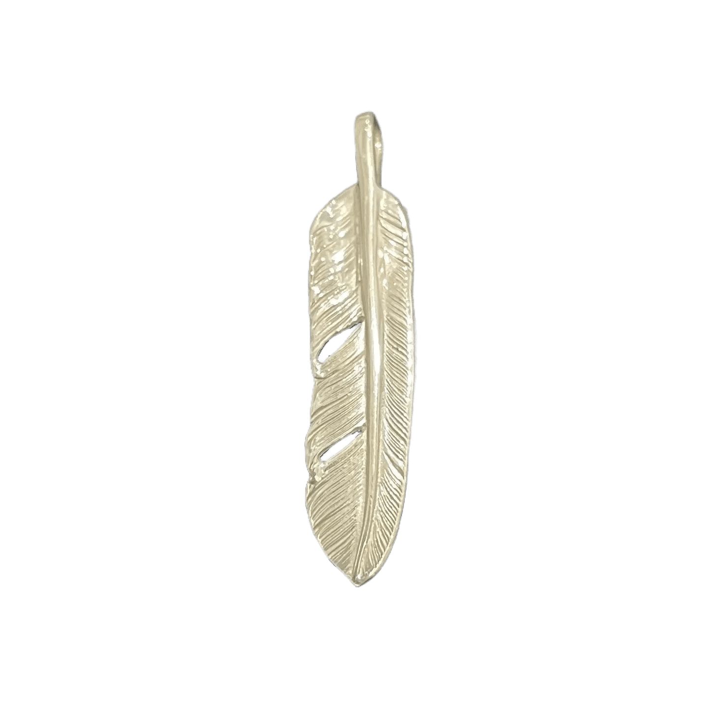 Goros Silver Feather-Facing Right