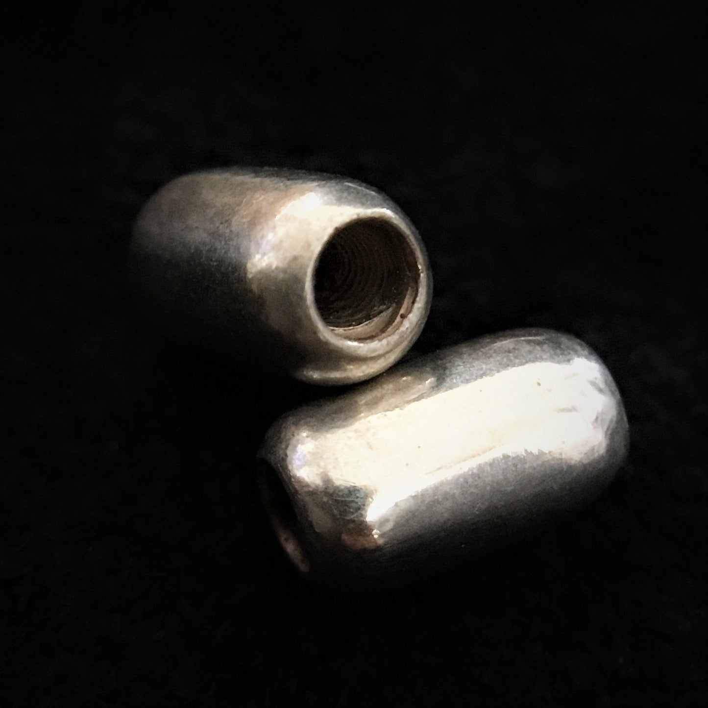 Silver Pipe Beads | Goro's Feather Authorized Dealer