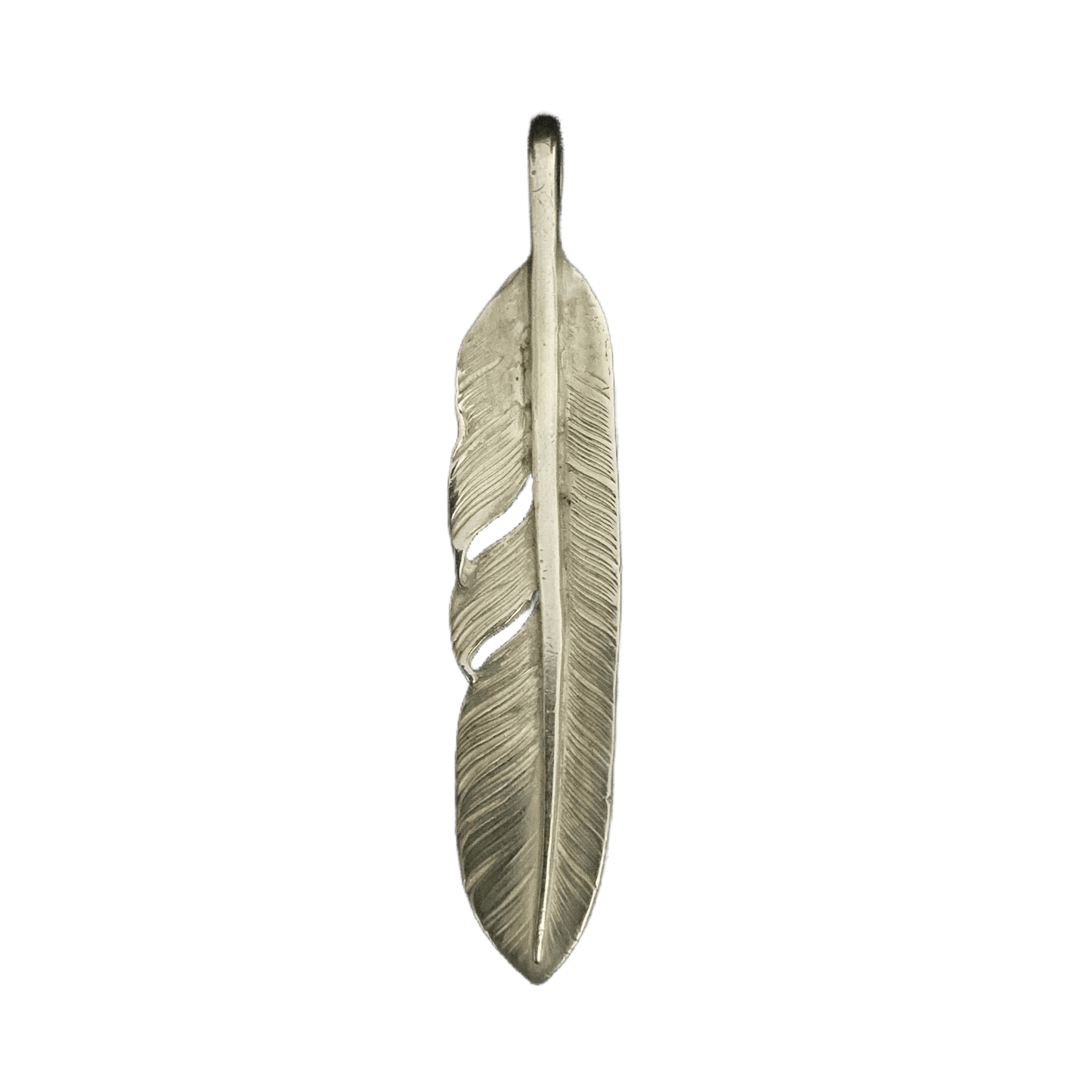 Goros Silver Feather-Facing Right