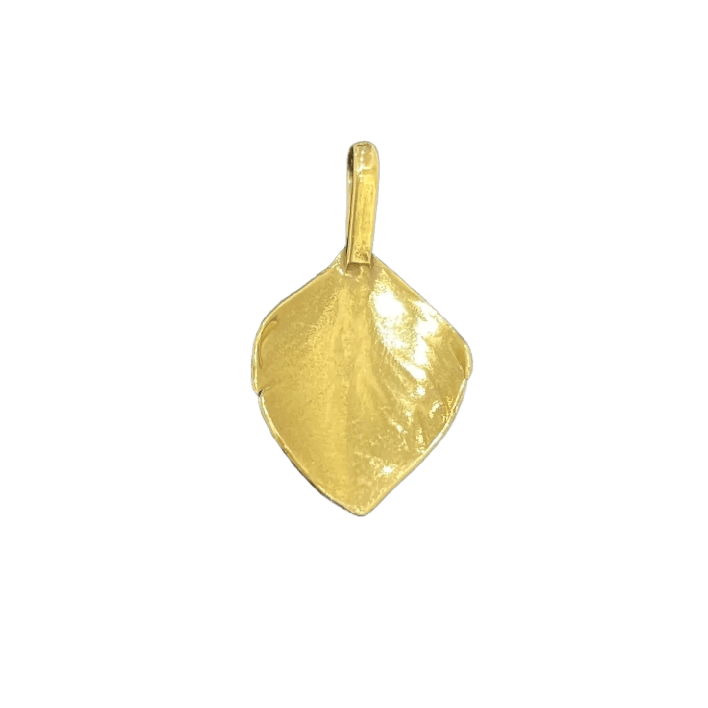 Goros Gold Heart Pendant - Facing Right